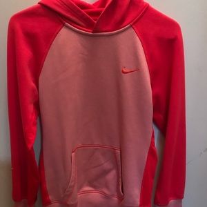Nike therma-fit orange hoodie small